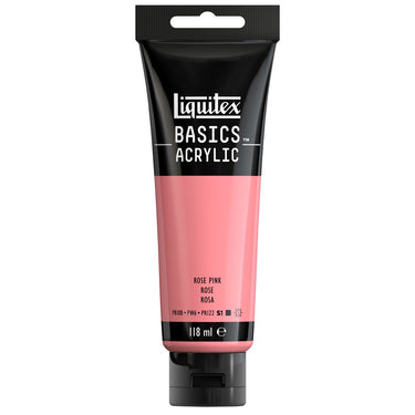 Liquitex Basics 118ML, Rose (produit en gros plan sur fond blanc)