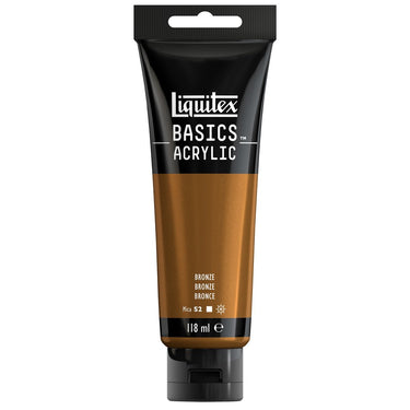 Liquitex Basics 118ML, Bronze (produit en gros plan sur fond blanc)