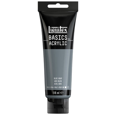 Liquitex Basics 118ML, Gris Bleu (produit en gros plan sur fond blanc)