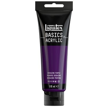 Liquitex Basics 118ML, Violet Dioxazine (produit en gros plan sur fond blanc)