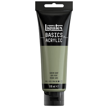 Liquitex Basics 118ML, Gris Vert (produit en gros plan sur fond blanc)