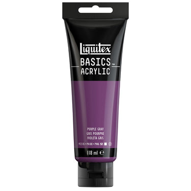 Liquitex Basics 118ML, Gris Pourpre (produit en gros plan sur fond blanc)