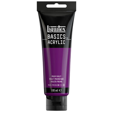 Liquitex Basics 118ML, Violet Prismatique (produit en gros plan sur fond blanc)