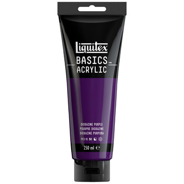 Liquitex Basics 250ML, Violet Dioxazine (produit en gros plan sur fond blanc)