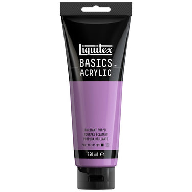 Liquitex Basics 250ML, Pourpre Éclatant (produit en gros plan sur fond blanc)