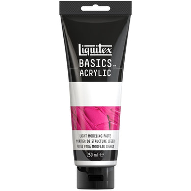Gros plan du coffret Liquitex Médiums Basics - Mortier De Structure Souple sur fond blanc