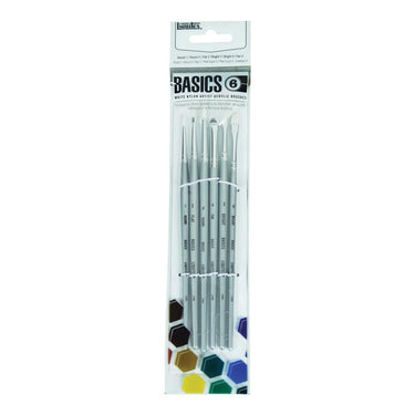 Liquitex Basics, coffret de 6 pinceaux - produit en gros plan sur fond blanc.