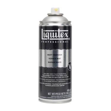 Aerosol Vernis Mat Liquitex Mediums Professionnels 400ML (produit en gros plan sur fond blanc)