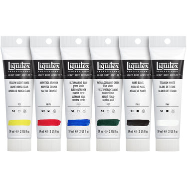 LQX ACRYLIC HEAVY BODY SET -CLASSIC 6 x 59ml (887452997450)