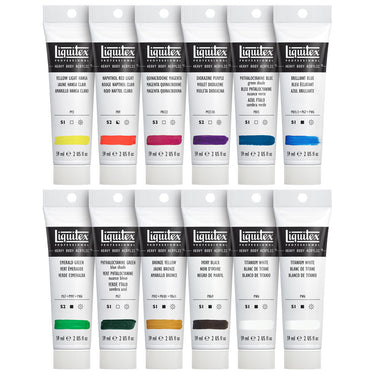 LQX ACRYLIC HEAVY BODY SET- CLASSIC 12 x 59ml (887452997467)