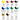 Liquitex Heavy Body - Coffret Classiques. Palette de couleurs de 12 couleurs dans la boîte avec leur nom, numéro, code pigment et symboles d'opacité et de résistance à la lumière