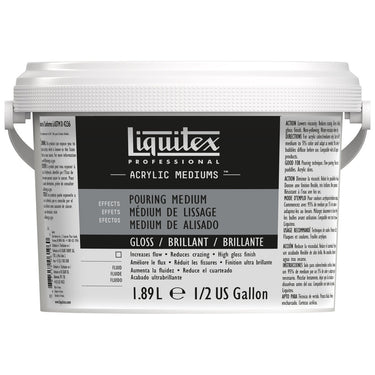 Pouring effet de lissage Liquitex Mediums Professionnels 1.89L (produit en gros plan sur fond blanc)