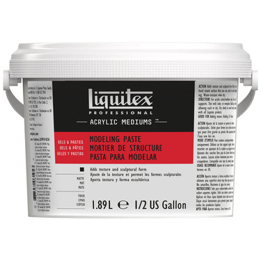 Mortier Structure professionnel Liquitex 1.89L produit en gros plan sur fond blanc.