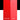 PETIT Échantillon de Acrylique Liquitex Heavy Body, Rouge Pyrrolemontrant la teinte pure (mass tone) de le couleuer et mélangé à parts égales avec du blanc (1:1 tint)