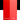 PETIT Échantillon de Acrylique Liquitex Heavy Body, Rouge Naphtol Clairmontrant la teinte pure (mass tone) de le couleuer et mélangé à parts égales avec du blanc (1:1 tint)