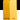 PETIT Échantillon de Acrylique Liquitex Heavy Body, Jaune de Turnermontrant la teinte pure (mass tone) de le couleuer et mélangé à parts égales avec du blanc (1:1 tint)