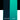 PETIT Échantillon de Acrylique Liquitex Heavy Body, Turquoise Foncémontrant la teinte pure (mass tone) de le couleuer et mélangé à parts égales avec du blanc (1:1 tint)