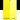 PETIT Échantillon de Acrylique Liquitex Heavy Body, Jaune Hansa Clairmontrant la teinte pure (mass tone) de le couleuer et mélangé à parts égales avec du blanc (1:1 tint)