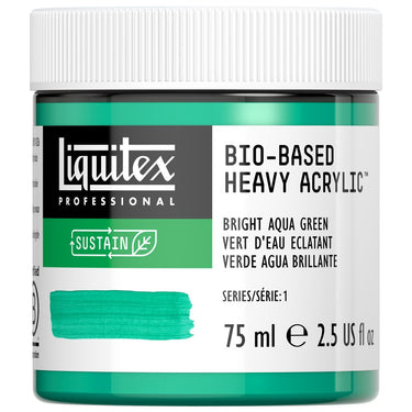 Acrylique biosourcé Liquitex, 75ML, Vert d'Eau Éclatant (produit en gros plan sur fond blanc)