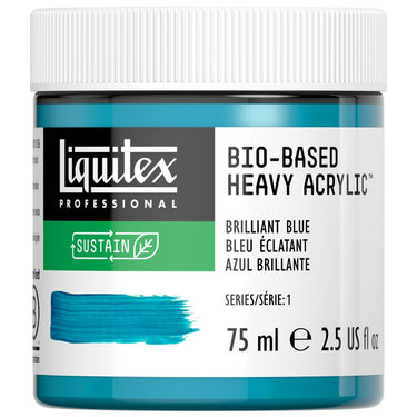 Acrylique biosourcé Liquitex, 75ML, Bleu Éclatant (produit en gros plan sur fond blanc)