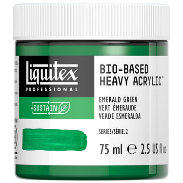 Acrylique biosourcé Liquitex, 75ML, Vert Émeraude (produit en gros plan sur fond blanc)