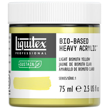 Acrylique biosourcé Liquitex, 75ML, Jaune de Bismuth Clair (produit en gros plan sur fond blanc)