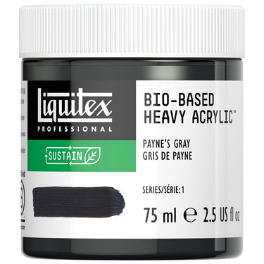 Acrylique biosourcé Liquitex, 75ML, Gris de Payne (produit en gros plan sur fond blanc)