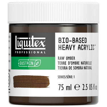 Acrylique biosourcé Liquitex, 75ML, Terre d'Ombre Naturelle (produit en gros plan sur fond blanc)