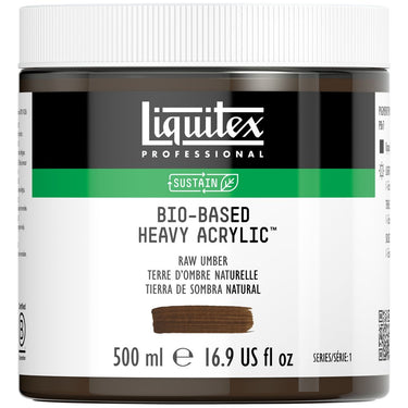 Acrylique biosourcé Liquitex, 500ML, Terre d'Ombre Naturelle (produit en gros plan sur fond blanc)