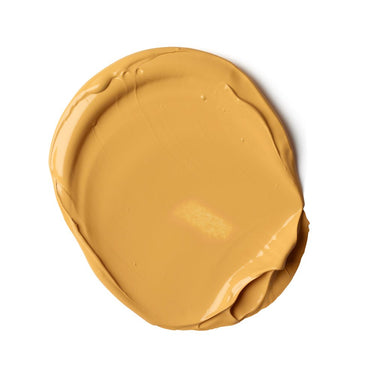 PETIT Échantillon de couleur de Liquitex Acrylique Bio-based Heavy, Jaune de Naples Imitation Sur Fond Blanc
