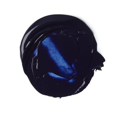 PETIT Échantillon de couleur de Liquitex Acrylique Bio-based Heavy, Bleu de Prusse Imitation Sur Fond Blanc