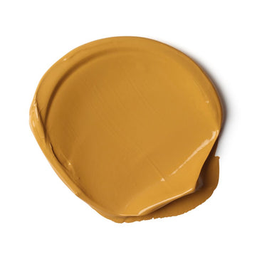PETIT Échantillon de couleur de Liquitex Acrylique Bio-based Heavy, Jaune Oxyde Sur Fond Blanc