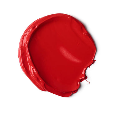 PETIT Échantillon de couleur de Liquitex Acrylique Bio-based Heavy, Rouge Moyen sans Cadmium Sur Fond Blanc