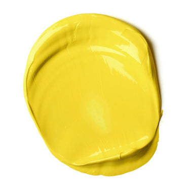PETIT Échantillon de couleur de Liquitex Acrylique Bio-based Heavy, Jaune Clair sans Cadmium Sur Fond Blanc