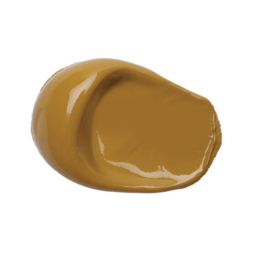 PETIT Échantillon de couleur de Liquitex Acrylique Basics, Jaune Bronze Sur Fond Blanc