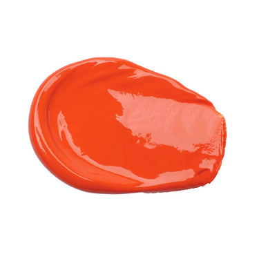 PETIT Échantillon de couleur de Liquitex Acrylique Basics, Rouge de Cadmium Clair Imitation Sur Fond Blanc