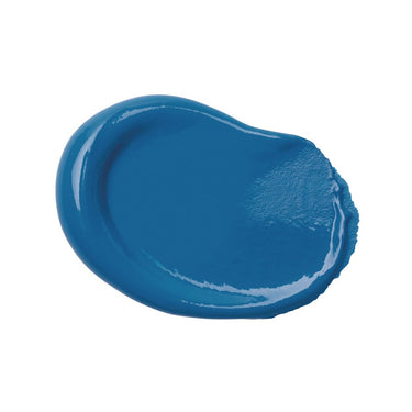 PETIT Échantillon de couleur de Liquitex Acrylique Basics, Bleu de Céruléum Imitation Sur Fond Blanc
