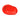 PETIT Échantillon de couleur de Liquitex Acrylique Basics, Rouge Fluorescent Sur Fond Blanc