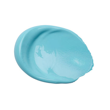 PETIT Échantillon de couleur de Liquitex Acrylique Basics, Bleu Clair Permanent Sur Fond Blanc