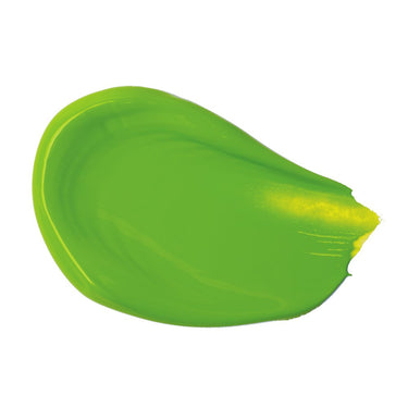 PETIT Échantillon de couleur de Liquitex Acrylique Basics, Vert Citron Sur Fond Blanc