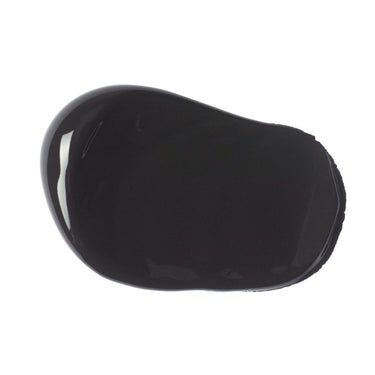 PETIT Échantillon de couleur de Liquitex Acrylique Basics, Noir de Mars Sur Fond Blanc