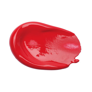 PETIT Échantillon de couleur de Liquitex Acrylique Basics, Naphtol Carmin Sur Fond Blanc