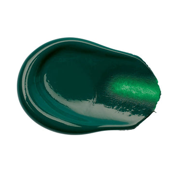 PETIT Échantillon de couleur de Liquitex Acrylique Basics, Vert Phtalocyanine Sur Fond Blanc