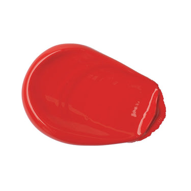 PETIT Échantillon de couleur de Liquitex Acrylique Basics, Rouge Pyrrole Sur Fond Blanc