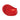 PETIT Échantillon de couleur de Liquitex Acrylique Basics, Rouge Transparent Sur Fond Blanc