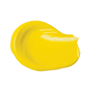 PETIT Échantillon de couleur de Liquitex Acrylique Basics, Jaune Transparent Sur Fond Blanc