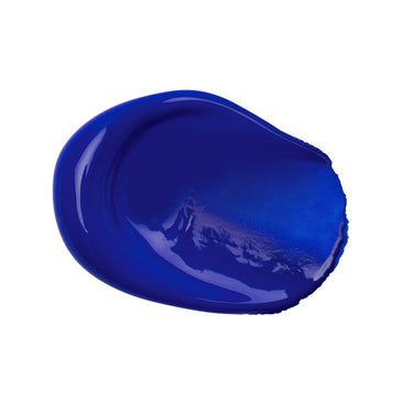 PETIT Échantillon de couleur de Liquitex Acrylique Basics, Bleu Outremer Sur Fond Blanc