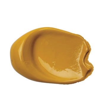 PETIT Échantillon de couleur de Liquitex Acrylique Basics, Jaune Oxyde Sur Fond Blanc