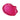 Échantillon mélange de peinture acrylique métallisée magenta  appliqué à la spatule sur fond blanc