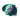 Échantillon mélange de peinture acrylique métallisée violet et vert aqua appliqué à la spatule sur fond blanc